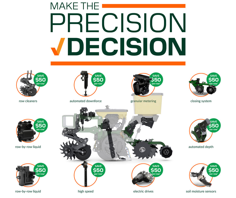 Precision Decision - rebates from Precision Planting